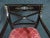 Paint Kindel Regency Style Ebonized and Paint Decorated Armchair For Sale - Image 7 of 10
