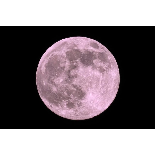 Christophe Lehenaff, The Super Full Pink Moon, 2021, Photographic Paper, in Flawless conditions. Designed from 2000 This...