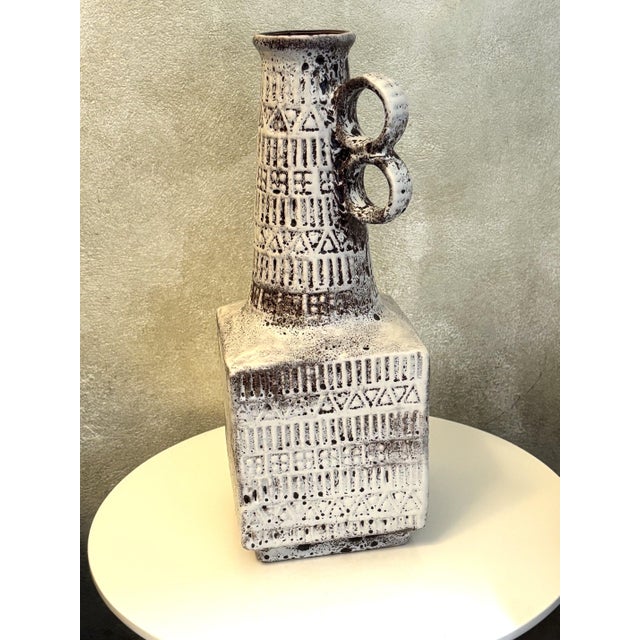 Mid-Century Modernist Ceramic Vase by Ernst Stauber for Bay, West Germany, 1960s For Sale - Image 6 of 8
