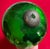Large 13.25" Green Mercury Glass Christmas Kugel Ornament in the Form of a Grape Cluster For Sale In New York - Image 6 of 11