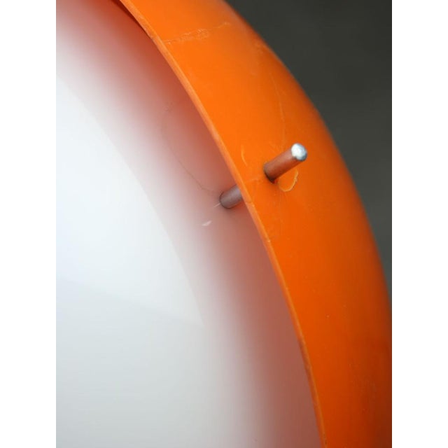 Space Age Italian Orange Acrylic Glass Pendant Lamp, 1970s For Sale - Image 15 of 18