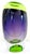 Signed Göran Wärff Vision Vase Purple/Green by Kosta Boda For Sale In Miami - Image 6 of 12