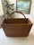 Rustic Woven Rattan Magazine Basket For Sale - Image 3 of 11