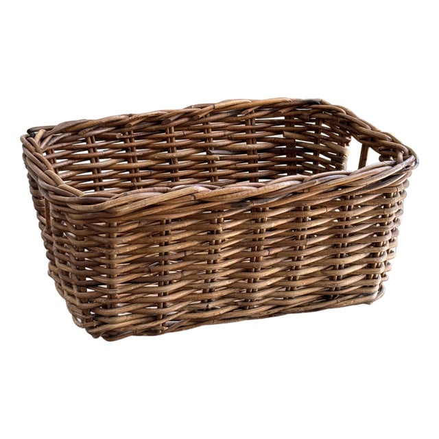 French Country-Style Storage Basket For Sale