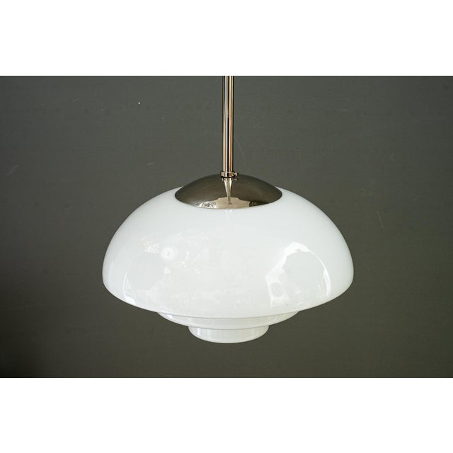 Bauhaus Nickel Pendant, Germany, 1930s For Sale - Image 10 of 14