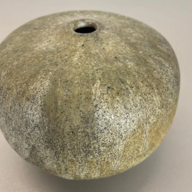 German Sculptural Studio Pottery Vase Object by Otto Meier, 1970s For Sale - Image 14 of 18