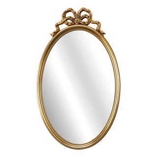 20th Century Louis XVI Mirror in Gilded Wood, France, 1950s For Sale