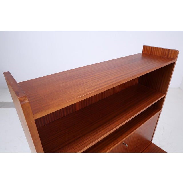 Mid-Century Shelf Cabinet with Drawers in Wood, 1960s For Sale - Image 9 of 10