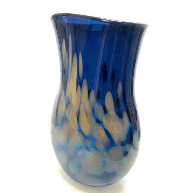 2000 - 2009 2008 Signed Dale Chihuly "Persian Nights” Art Glass Vase Studio Edition For Sale - Image 5 of 17