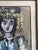 Modern Etienne Ret, "La Belle Fille" Large Mid Century French Painting Portrait of a Beautiful Girl For Sale - Image 3 of 4