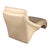 Postmodern 1980s Rougier Postmoden Lounge Chair in Cream Leather For Sale - Image 3 of 4