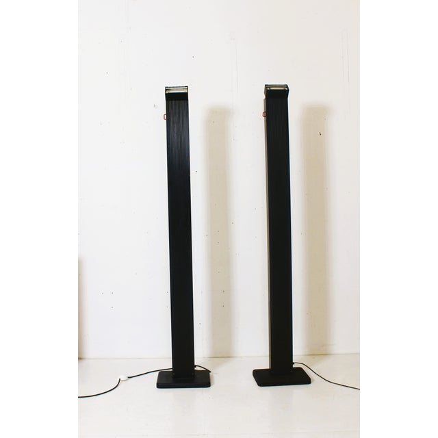Vintage Italian Zagar Floor Lamps by Silvio Carpani for Stilnovo, 1980s, Set of 2 For Sale - Image 12 of 16