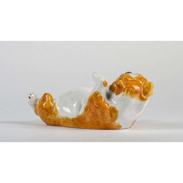 Italian Bulldog Figurine in Ceramic, 1980 For Sale - Image 6 of 11