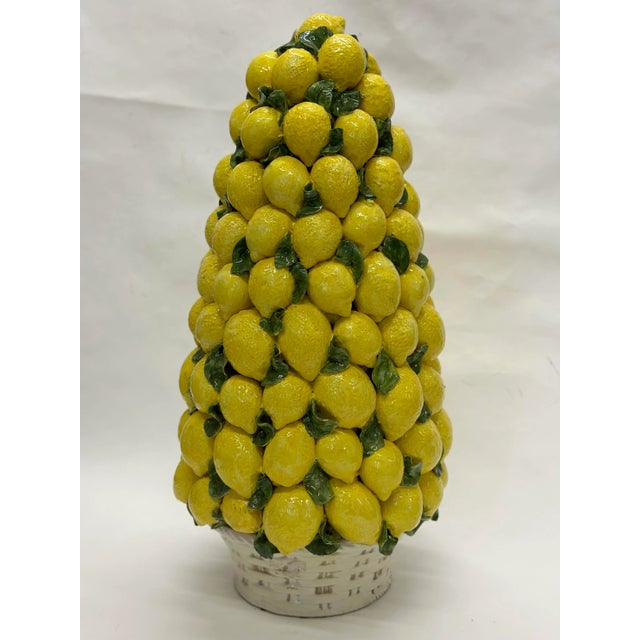 Italian Tall Vintage Lemon Topiary For Sale - Image 3 of 7