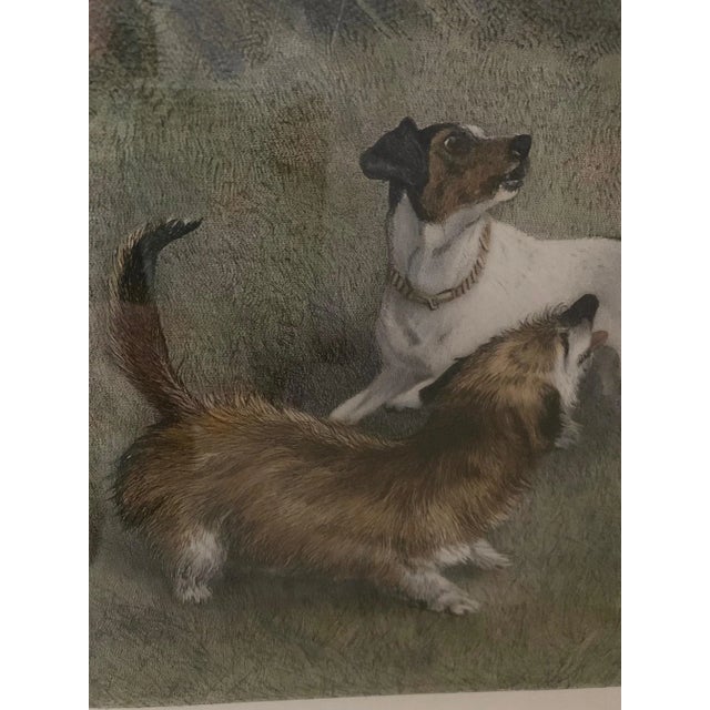 Traditional Scratch Pack Etching in Custom Frame For Sale - Image 3 of 13