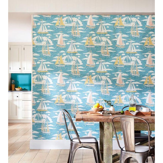 Sailor Wallpaper by Sanderson Nursery Wallpaper Sample Chairish