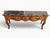 1970s 1970s Monumental Mastercraft Burl Wood & Black Marble Console Table, 80” For Sale - Image 5 of 16