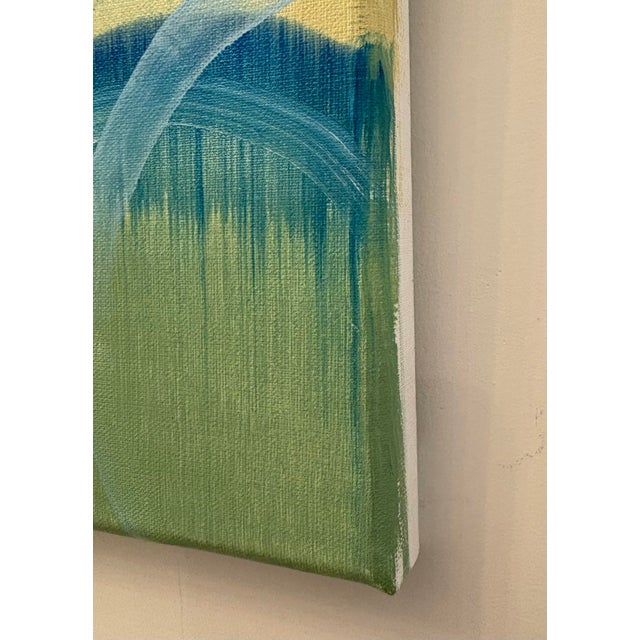 “Orbiter Tryptic” Oil on Linen by Nancy M. Vignola For Sale In Providence - Image 6 of 8