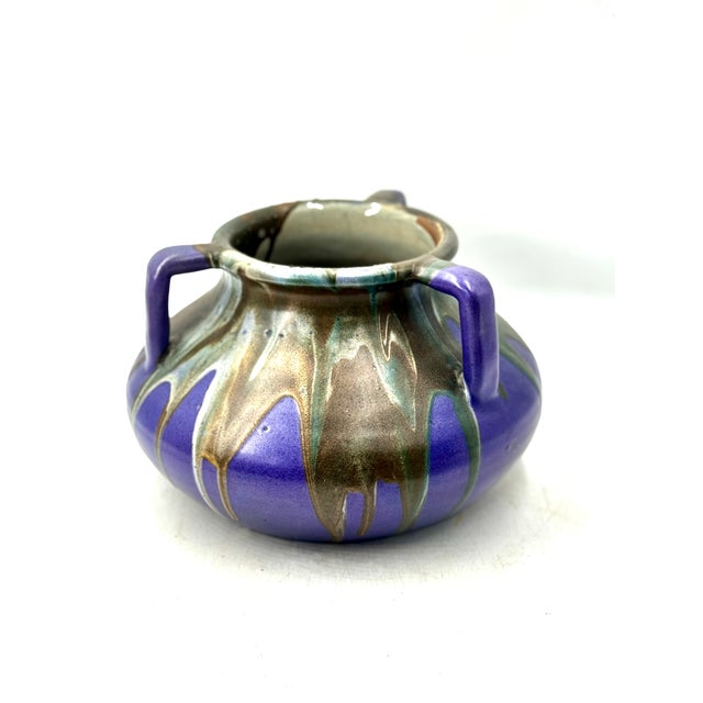 Ceramic Stoneware Vase by Leon Pointu for Saint Amand en Puisaye, School of Crafts, 1920s For Sale - Image 7 of 7