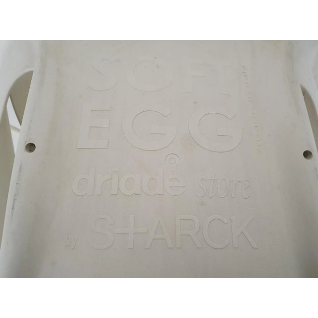 Vintage Italian Soft Eggchairs by Philippe Starck for Driade, 2000s, Set of 4 For Sale - Image 3 of 10