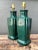 Metal Vintage Glazed Ceramic Table Lamps - Pair For Sale - Image 7 of 12