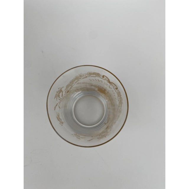 Mid 19th Century Antique French Engraved Glass From Normandie France. For Sale - Image 5 of 6