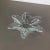 Large French Floral Crystal Glass Shell Bowl from Vannes Art, 1970s For Sale - Image 3 of 18