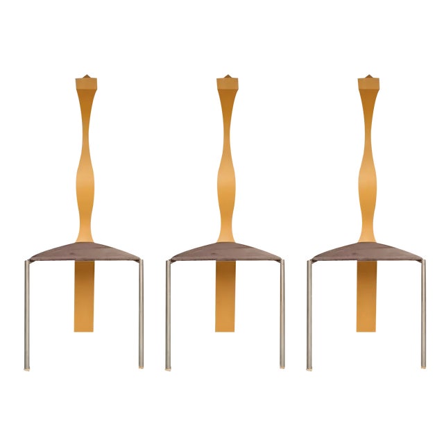 Vintage Polish Chairs, 1990s, Set of 3 For Sale