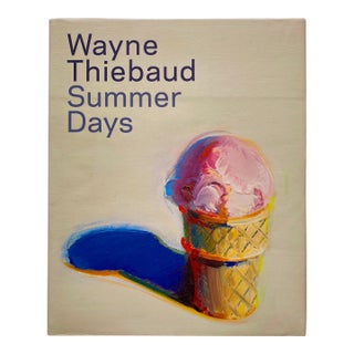 " Wayne Thiebaud : Summer Days " First Edition Lithograph Print Hardcover Pop Art Exhibition Book For Sale