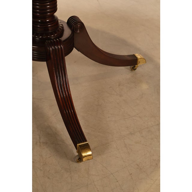 Brown Baker Furniture 'Collectors Edition' Round Mahogany Pedestal Dining Table For Sale - Image 8 of 18