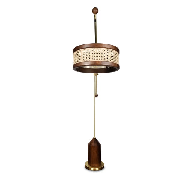Not Yet Made - Made To Order Hamilton Floor Lamp by Wood Tailors Club For Sale - Image 5 of 12