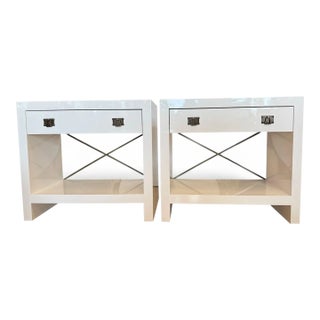 Worlds Away Dalton Nightstands - Pair For Sale