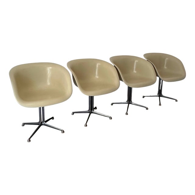 La Fonda Lounge Chairs by Charles and Ray Eames for Herman Miller, 1960s, Set of 4 For Sale