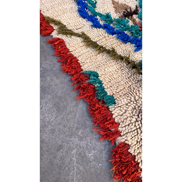 Textile Tribal Moroccan Rug - 2'0" X 4'2" Ft For Sale - Image 7 of 9