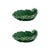 Bordallo Pinheiro Bordallo Pinheiro Cabbage Leaf Dish With Curvature 4", Green, Set of 2 For Sale - Image 4 of 4