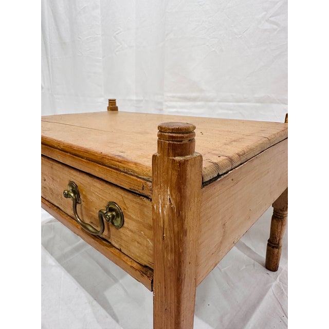 Antique French Wood Pegged Console C 1700s For Sale In Raleigh - Image 6 of 8