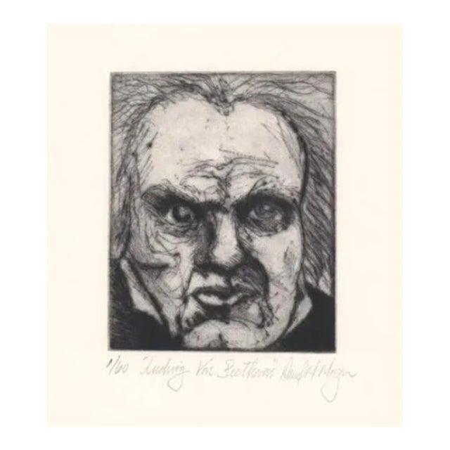 David Moyer Beethoven Etching For Sale
