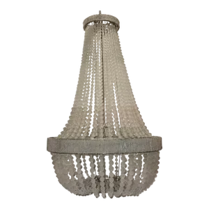 Currey & Co. Modern Frosted Bead Chandelier Prototype