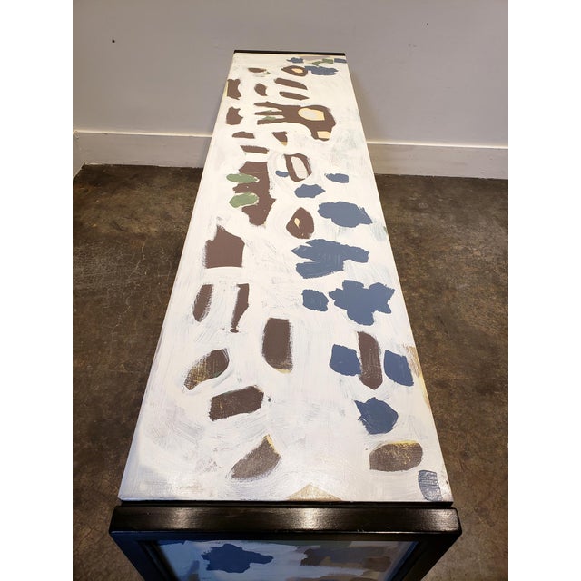 Hand Painted Art Furniture by Lionel Lamy For Sale In Dallas - Image 6 of 10