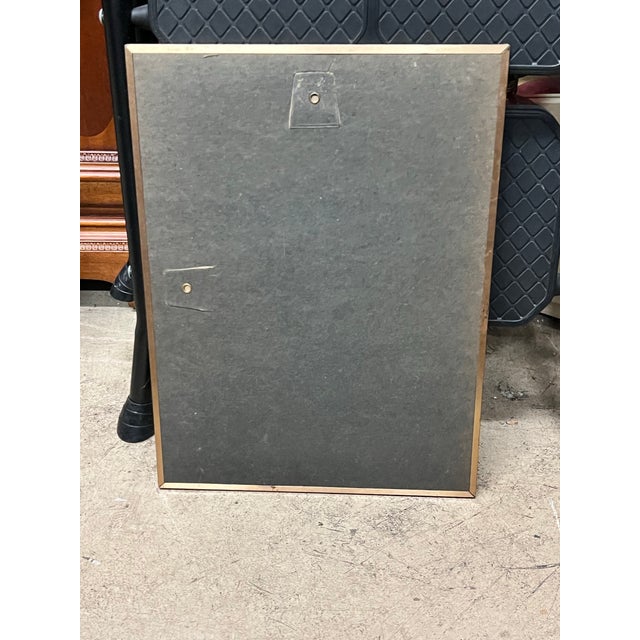 Mid 20th Century Vintage Framed Mid-Century Hollywood Portrait Signed For Sale - Image 5 of 5