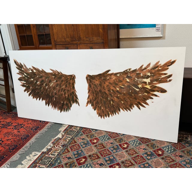 D Design Plus Gallery presents an Outstretched Wings Painting by Interior Decorator Alissa Madden. The artwork is striking...