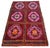 Deep Burgundy & Hot Pink Vintage Rug | 4x6 Turkish Rug Geometric Wool Kilim | Mid Century Tribal Accent - 3′10″ X 6′3″ For Sale - Image 4 of 11