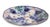 Antique Gaudy Welsh Blue Strawberry Ironstone Plate C. 1850's For Sale - Image 4 of 9