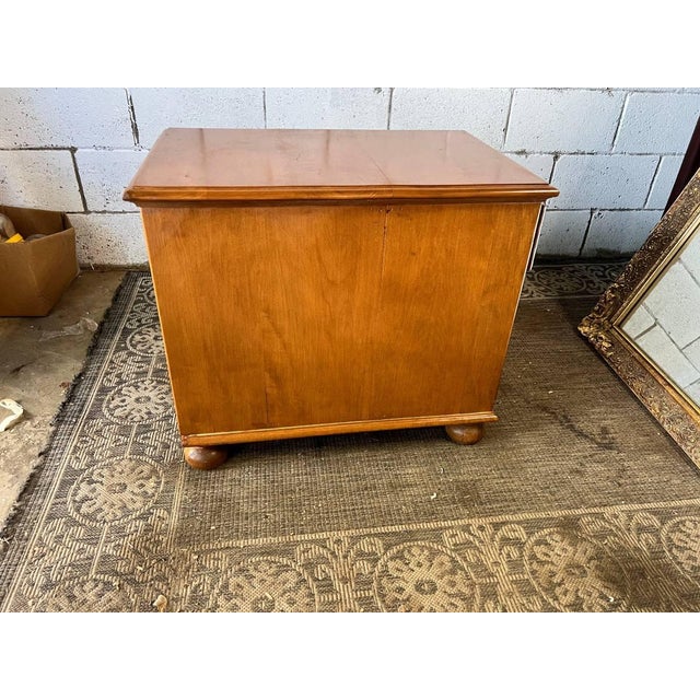 Ethan Allen Ethan Allen Maple Wood 2 Drawer Cabinet Nightstand For Sale - Image 4 of 11