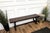 1950s 20th Century Italian Lyre Leg Trestle Wooden Bench, 1950s For Sale - Image 5 of 8