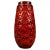 Mid-Century Fat Lava Red Glazed Ceramic Vase from Bay Keramik, W. Germany, 1970s For Sale - Image 15 of 15