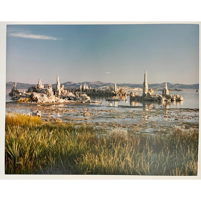American Vintage Americana Photograph of California Lake Mono Salt Lake Landscape For Sale - Image 3 of 3