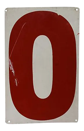 Vintage Gas Station Number 0 and Number 1