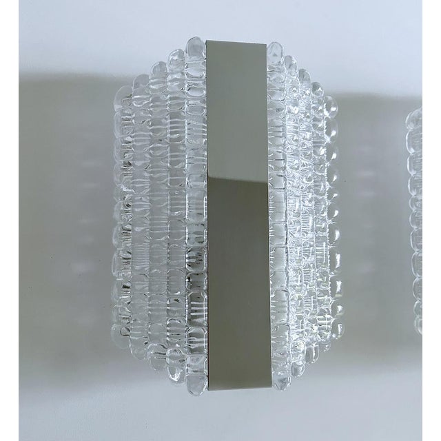 Vintage Glass Sconces from Kaiser, Set of 2 For Sale - Image 4 of 18