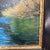 Signed Camhi Lakeside Landscape Original Oil Painting For Sale - Image 11 of 12